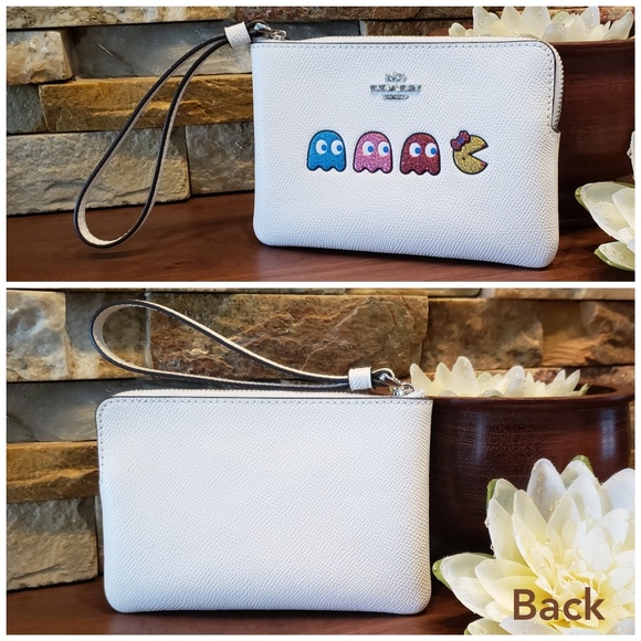 *ON-HOLD!* NEW Coach Leather Ms Pac-Man - Picture 4 of 6